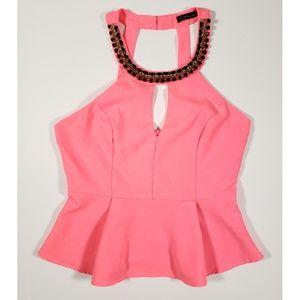 Blouse Sleeveless Color Fuchsia